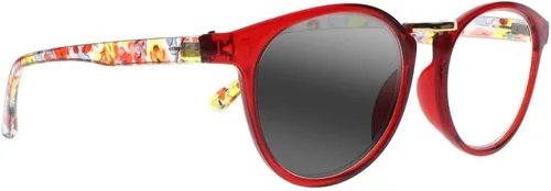 Vista 3 de Gafas de sol estilo bohemio para mujer, de transición bifocal, lentes de lectura fotocromáticas