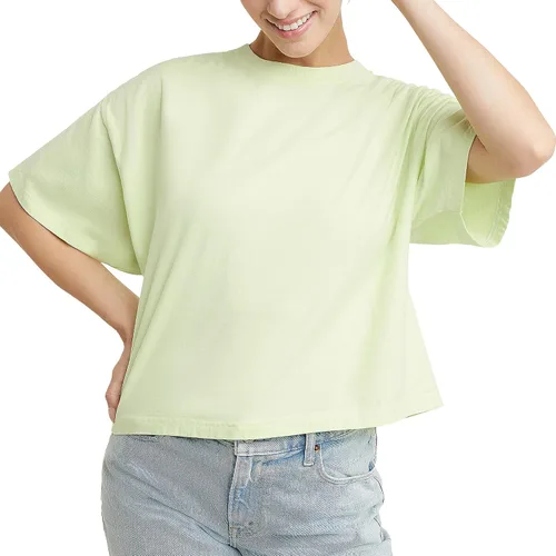 Vista 18 de Hanes Camiseta corta para mujer con cuello redondo para mujer