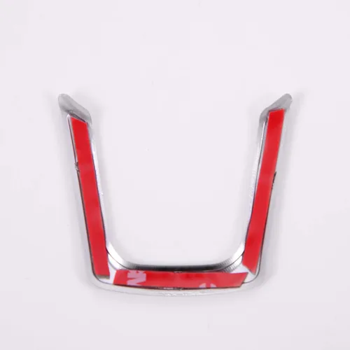 Vista 7 de Cubierta de lentejuelas para volante interior de coche de ABS cromado para Jaguar XE XF F-Pace accesorios