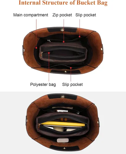 Vista 7 de Over Earth Bolsos de cuero para mujer, bolsos y bolsos de hombro