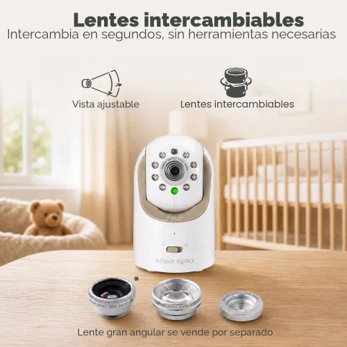 Vista 4 de Infant Optics DXR-8 PRO - Cámara complementaria (no compatible con DXR-8), color blanco
