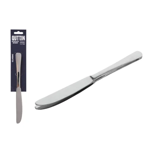 Vista 3 de Set de Cuchillos Quttin Classic Plateado Acero Inoxidable 21,6 x 1,8 cm 2 Piezas (12 Unidades)