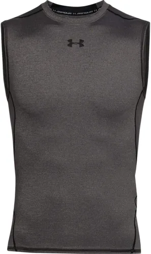 Vista 11 de Under Armour - Camiseta de compresión HeatGear sin mangas para hombre Negro (001)/Blanco