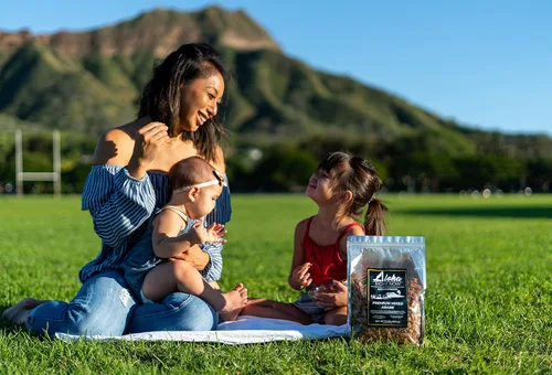 Vista 7 de Aloha Right Now Galletas de arroz arare mixtas de primera calidad, mezcla de bocadillos asiáticos estilo japonés hawaiano Mochi Crunch