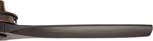 Vista 8 de Casa Vieja Ventilador de techo rústico de 52 pulgadas con 3 aspas para interiores con control remoto, bronce aceitado negro mate, madera maciza