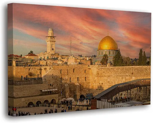 Vista 45 de SpiritualHands Lienzo decorativo para pared, diseño de lugares famosos del patrimonio mundial, carteles enmarcados escénicos, paisajes modernos, 01