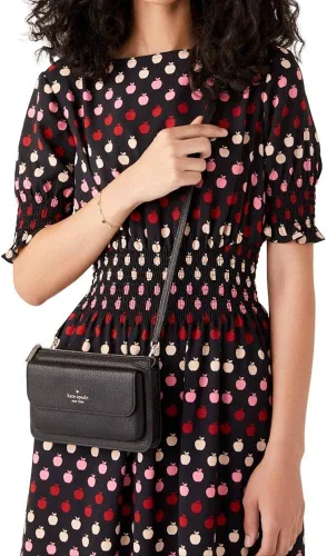Vista 2 de kate spade - Bolso cruzado con solapa pequeña para mujer Leila