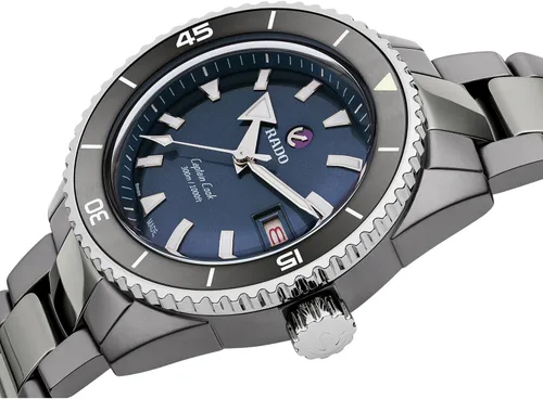 Vista 2 de Rado Reloj automático Captain Cook para hombre, color gris, Gris, Deportes