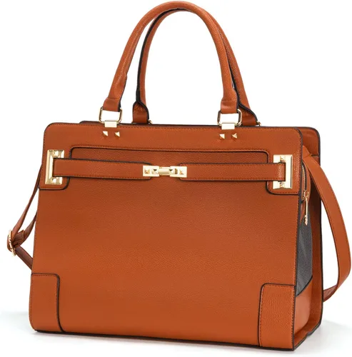 Vista 13 de Bolso transportador de mascotas de moda para perros y gatos, bolso de cuero suave para perros pequeños, cachorros y gatos, aprobado por la aerolínea