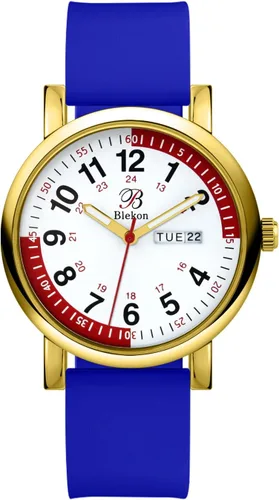 Vista 17 de Blekon Pulsometer Nurse Watch with Secondhand – Scrub Matching Band Colors for Medical Professionals – Super Easy to Read Dial w/Day and Date