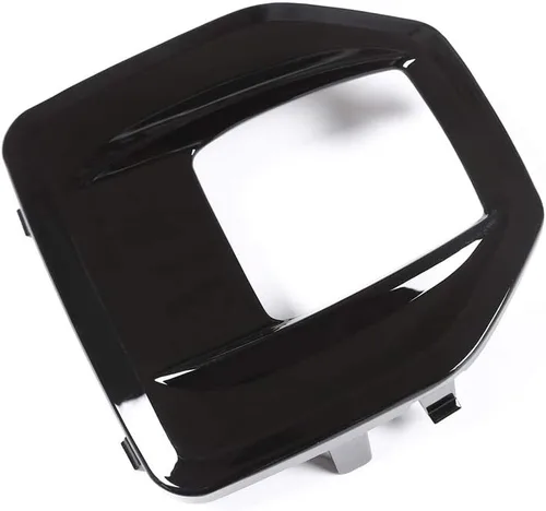 Vista 5 de Tapa de plástico ABS para consola central de Alfa Romeo Giulia Stelvio 2017, color negro brillante