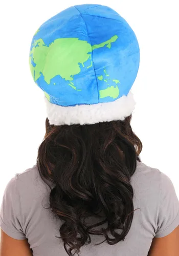 Vista 2 de Gorro de Disfraz de Tierra de Peluche Multicolor