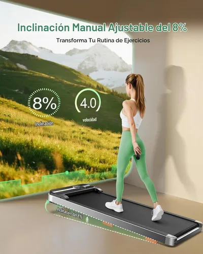 Vista 2 de TREAFLOW Almohadilla para caminar con 8% de inclinación para oficina