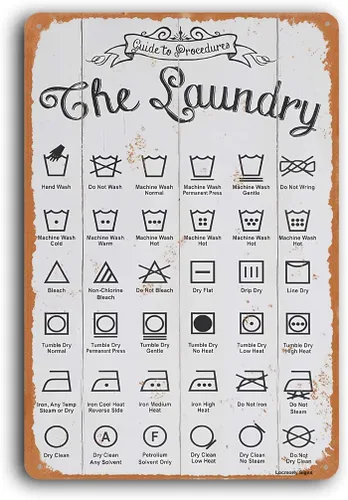Vista 4 de Lessons from the Laundry Room Letrero de 8 x 12 pulgadas, letrero de aluminio para decoración de cuarto de servicio