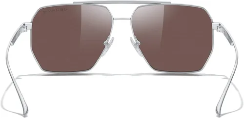 Vista 5 de MERRY'S Lentes de sol cuadrados polarizados de gran tamaño para mujeres y hombres, estilo vintage, retro, UV400, lentes de sol clásicos grandes
