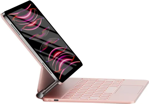 Vista 15 de HOU Funda para iPad Pro de 11 pulgadas con teclado M5 2025/M4 2024 (SOLAMENTE), funda de teclado Magic Keyboard iPad Pro de 11 pulgadas