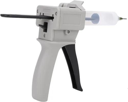 Vista 3 de Pistola de pegamento dispensador de 1.0 fl oz, dispensador dispensador de mezcla, pistola AB, dispensador manual, pistola de pegamento, kit