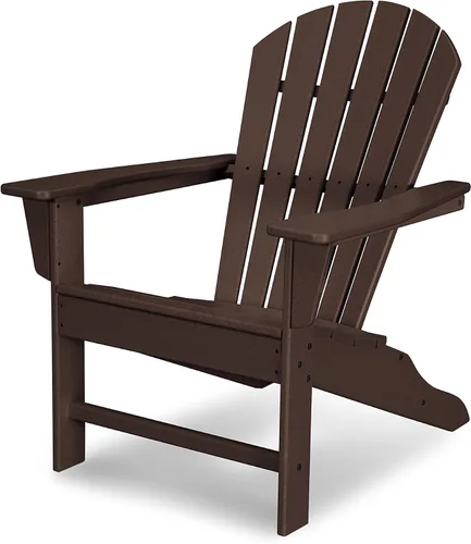 Vista 21 de POLYWOOD South Beach Adirondack, sillón ideal para la playa., Turquoise Aruba
