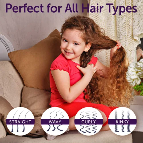 Vista 5 de Fairy Tales Daily Cleanse Everyday Kids - Juego de champú + acondicionador para niños, suave definición natural, sin enredos, fórmula hidratante e