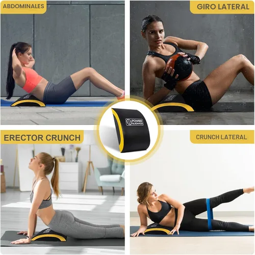 Vista 6 de POWER GUIDANCE Esterilla de ejercicio abdominal, almohadilla para sentarse, alfombrilla de entrenamiento abdominal y central para una gama completa