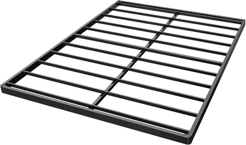 Vista 8 de ZIYOO Base de colchón de perfil bajo de 2 pulgadas, base de colchón de perfil bajo, estructura sólida, fácil montaje, fácil limpieza, sin ruido