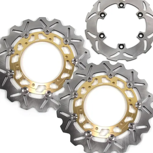 Vista 10 de Arashi Discos de freno delanteros y traseros para Yamaha YZF R1 R1M 2004-2006 2015-2022 / R6 2017-2019 / MT10 FZ10 (ABS) 2016-2020 / MT-10 FZ-10 SP