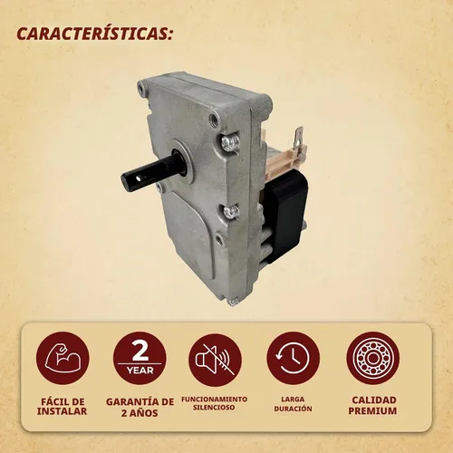 Vista 4 de Englander PU-047040 - Motor de alimentación de barrena con pestañas, 1 RPM