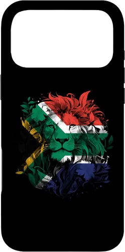 Vista 22 de South African Flag Vintage Lion South Africa Pride Leeu Case for iPhone 17