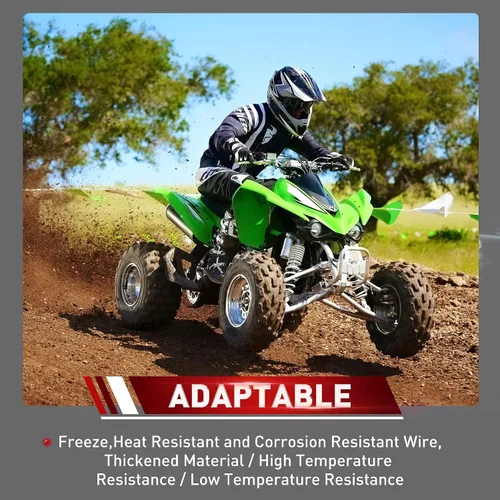 Vista 6 de WOOSTAR Interruptor de llave de encendido de 5 pines para 50cc 70cc 90cc 110cc 125cc 150cc 200cc 250cc dune Buggy Go Kart ATV 4 Wheeler Quad