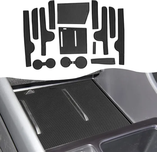 Vista 30 de SXCY Alfombrillas con ranura para puerta Toyota RAV4 2025 para Toyota RAV4 2019-2024 2025, accesorios para portavasos y portavasos 2024 2025 RAV4