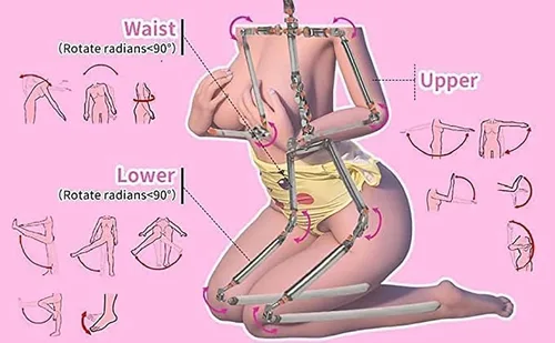 Vista 7 de Muñeca sexual de silicona de cuerpo completo, pechos de gelatina suaves, masturbador masculino realista, tamaño real para hombres, muñeca sexual