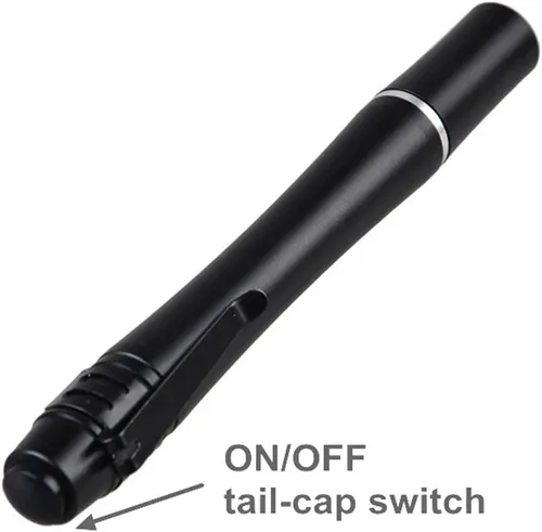 Vista 3 de Pocketman Antorcha violeta Blacklight linterna pluma detector de luz 395nm portátil LED Penlight con clip