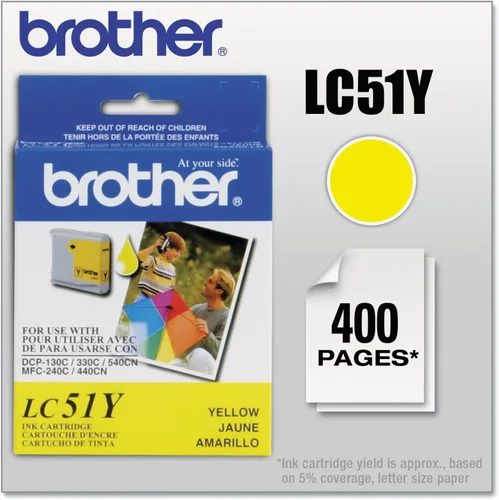 Vista 6 de Brother Innobella LC51BK - Cartucho de tinta, rendimiento de 500 páginas, color negro