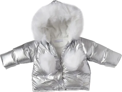 Vista 4 de Saco de nieve para bebé recién nacido, para cochecito de bebé, Silver Metallic 2 Piezas, 0-6 meses