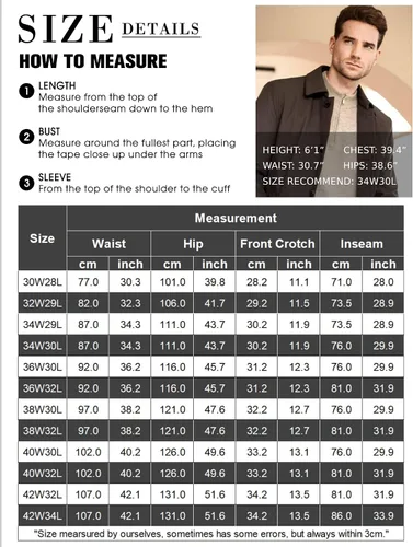 Vista 5 de COOFANDY Pantalones de vestir de ajuste clásico para hombre, pantalones casuales con parte delantera plana, pantalones de traje de cintura ampliable