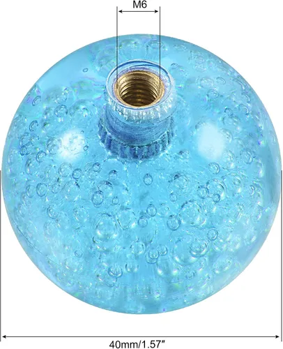 Vista 2 de MECCANIXITY Joystick - Cabeza de bola superior M6 azul fácil de instalar para juegos de arcade, 2