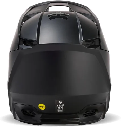 Vista 4 de Fox Racing Casco de motocross V1 Core para bicicleta de tierra unisex, negro mate, talla XS