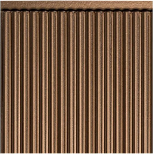 Vista 11 de FASÄDE Panel decorativo de mosaicos de vinilo en bermuda bronce (muestra de 6x6 pulgadas)