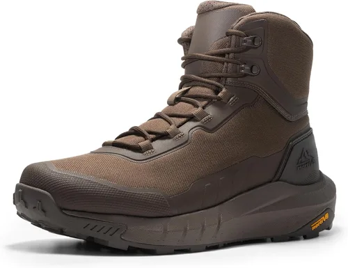 Vista 12 de NORTIV 8 Suela acolchada táctica ligera para hombre, para el trabajo, todo el día, cremallera lateral, motocicleta, combate, militar, bota