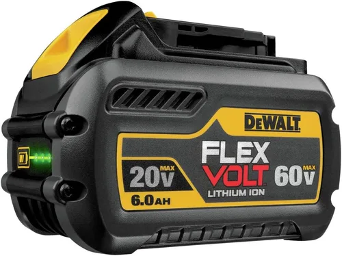 Vista 8 de DEWALT FLEXVOLT 20V/60V MAX Batería de Iones de Litio, 6.0-Ah (DCB606)