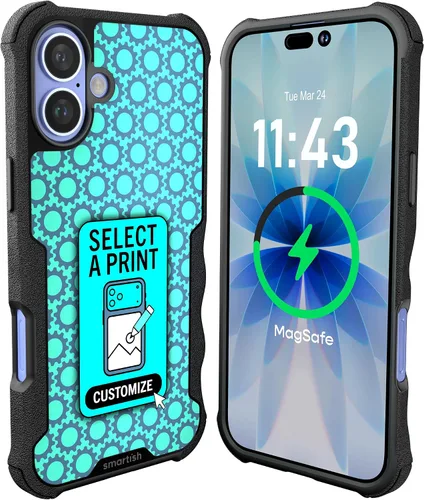 Vista 70 de Smartish Funda para iPhone 12 Pro Max Armor - Gripzilla [resistente + protectora] Funda de agarre delgada y resistente - Black Tie Affair