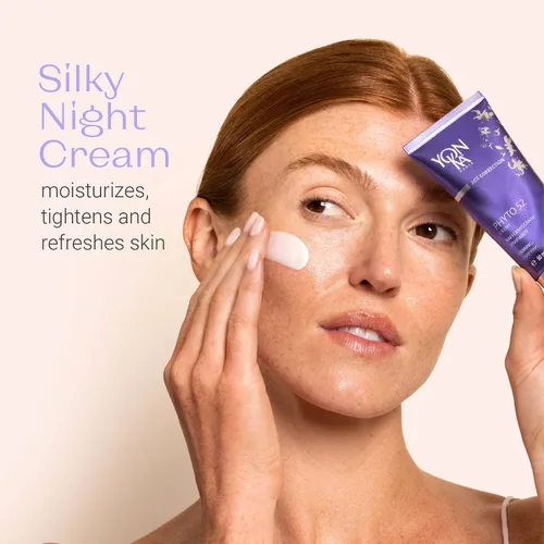 Vista 4 de Yon-Ka Phyto 52 Crema reafirmante para la piel Hidratante facial antienvejecimiento y crema de noche Tensa la piel y reduce el aspecto
