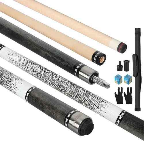 Vista 7 de GARSEN Palo de taco de billar de 58 pulgadas, 18 onzas, 19 onzas, 20 onzas, 21 onzas, barra de billar Free replacement within 2 years,Piano Baking