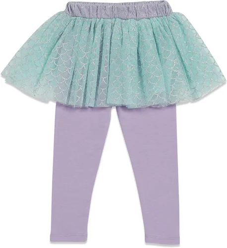 Vista 3 de Disney The Little Mermaid Princess Cenicienta - Conjunto de 3 piezas para niñas con leggings y diadema