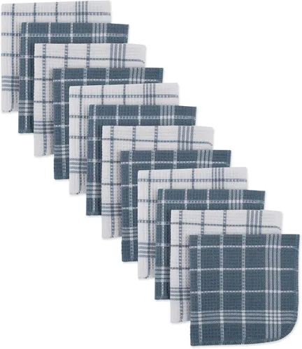 Vista 17 de J&M Home Fashions - Toalla de cocina de algodón con bucles de punto gofre
