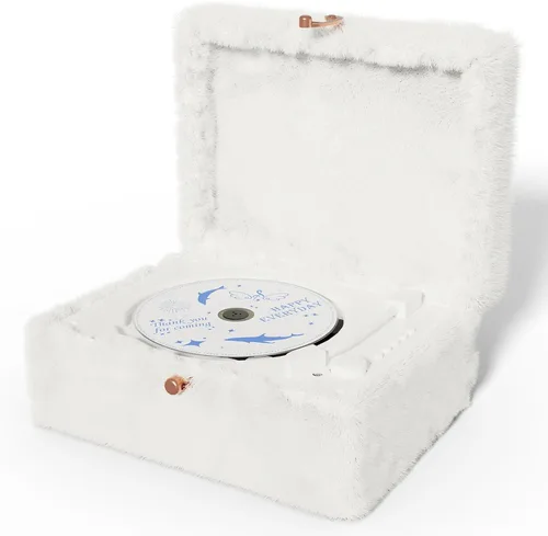 Vista 11 de Reproductor de CD rosa mullido con Bluetooth, control remoto