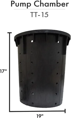 Vista 4 de HALF OFF PONDS - Simply Waterfalls 1200 Kit de cascada libre de estanque - Revestimiento de PVC de 5 pies por 10 pies, bomba de agua de la serie