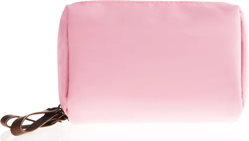 Vista 10 de Bolsa Pequeña de Maquillaje para Bolso Bolsa de Cosméticos Portátil Impermeable para Viaje Bolso de Maquillaje para Mujeres, Todo negro, Chico