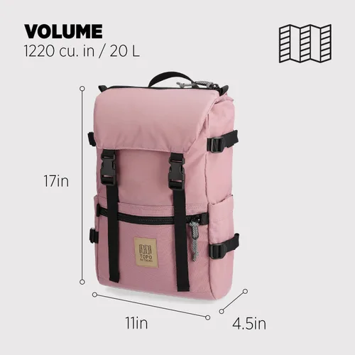 Vista 32 de Topo Designs Rover Pack Clásico, asfalto/negro, Tamaño único, Rover Pack Clásico