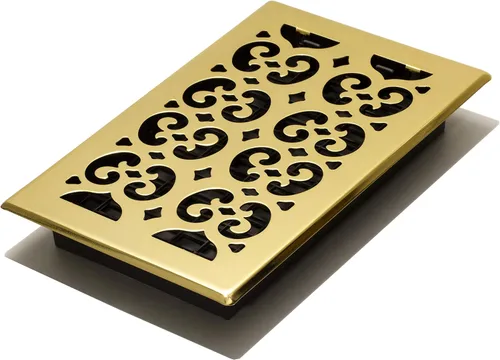 Vista 19 de Decor Grates Registro de suelo SPH210-RB, 2x10, acabado bronce frotado